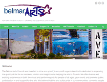 Tablet Screenshot of belmararts.org